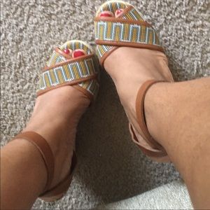 Tory Burch wedge sandals